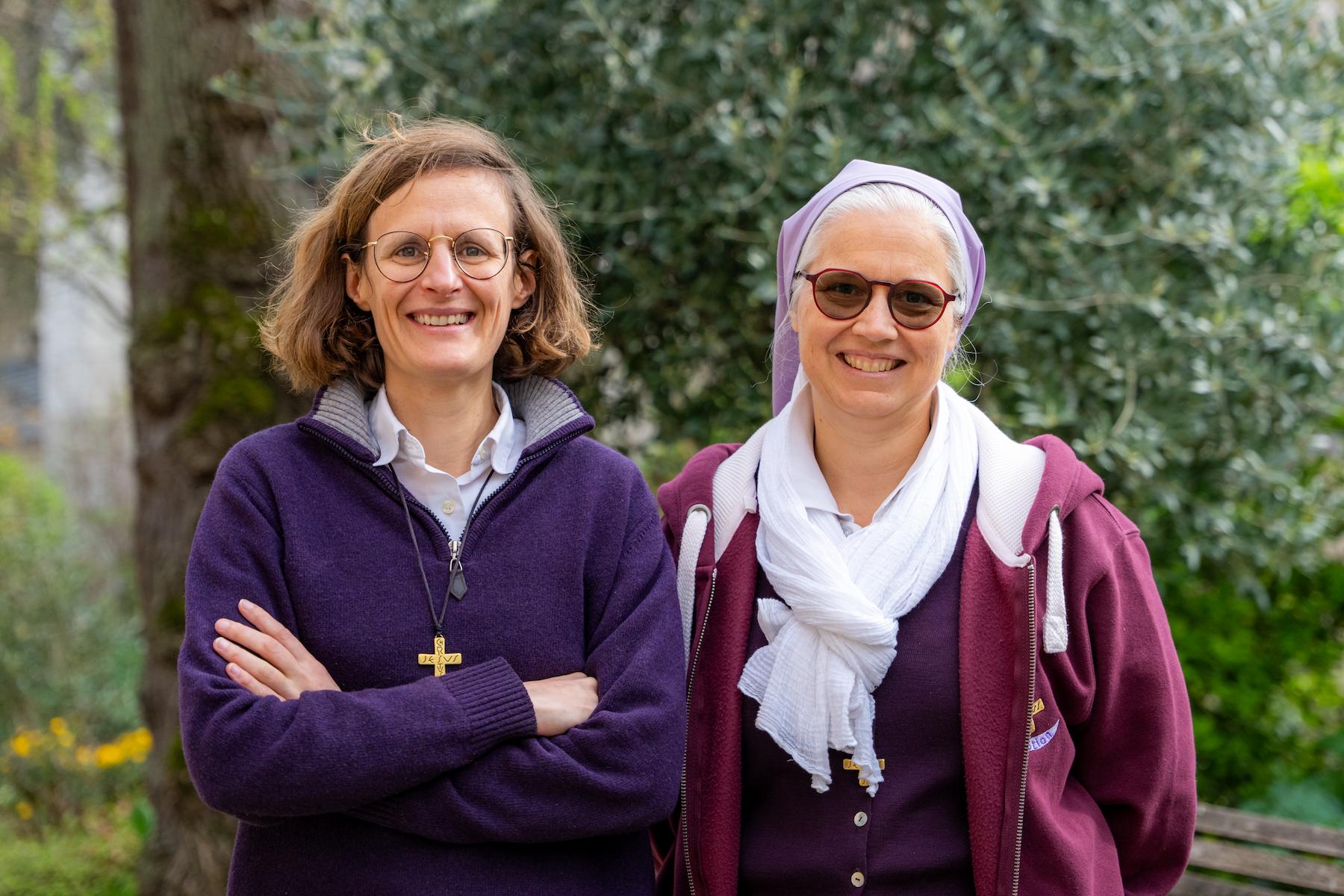 Religieuses de l’Assomption lors d’une sortie dans la nature