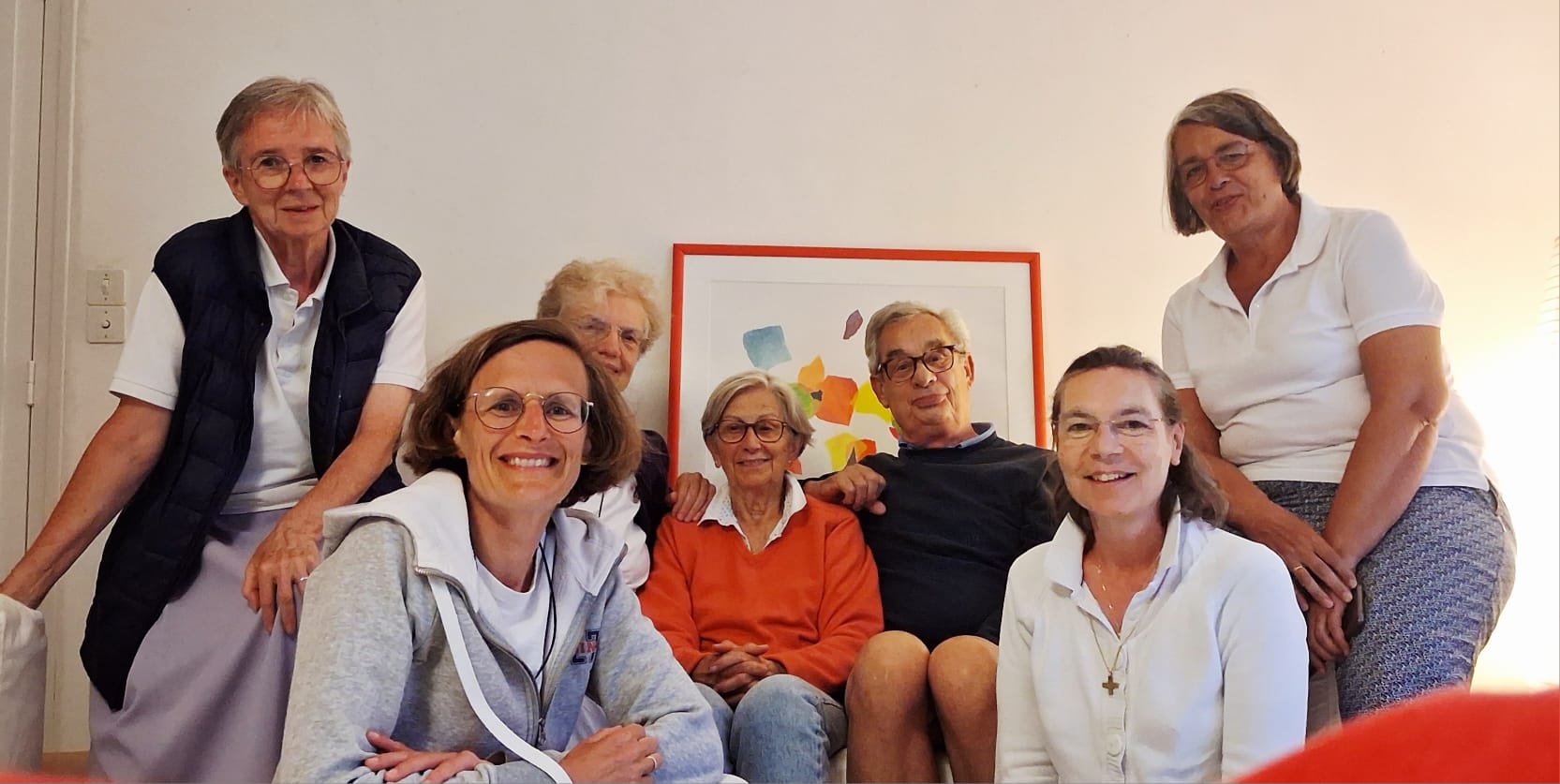Les sœurs de l’Assomption profitant de quelques jours de vacances en Bretagne