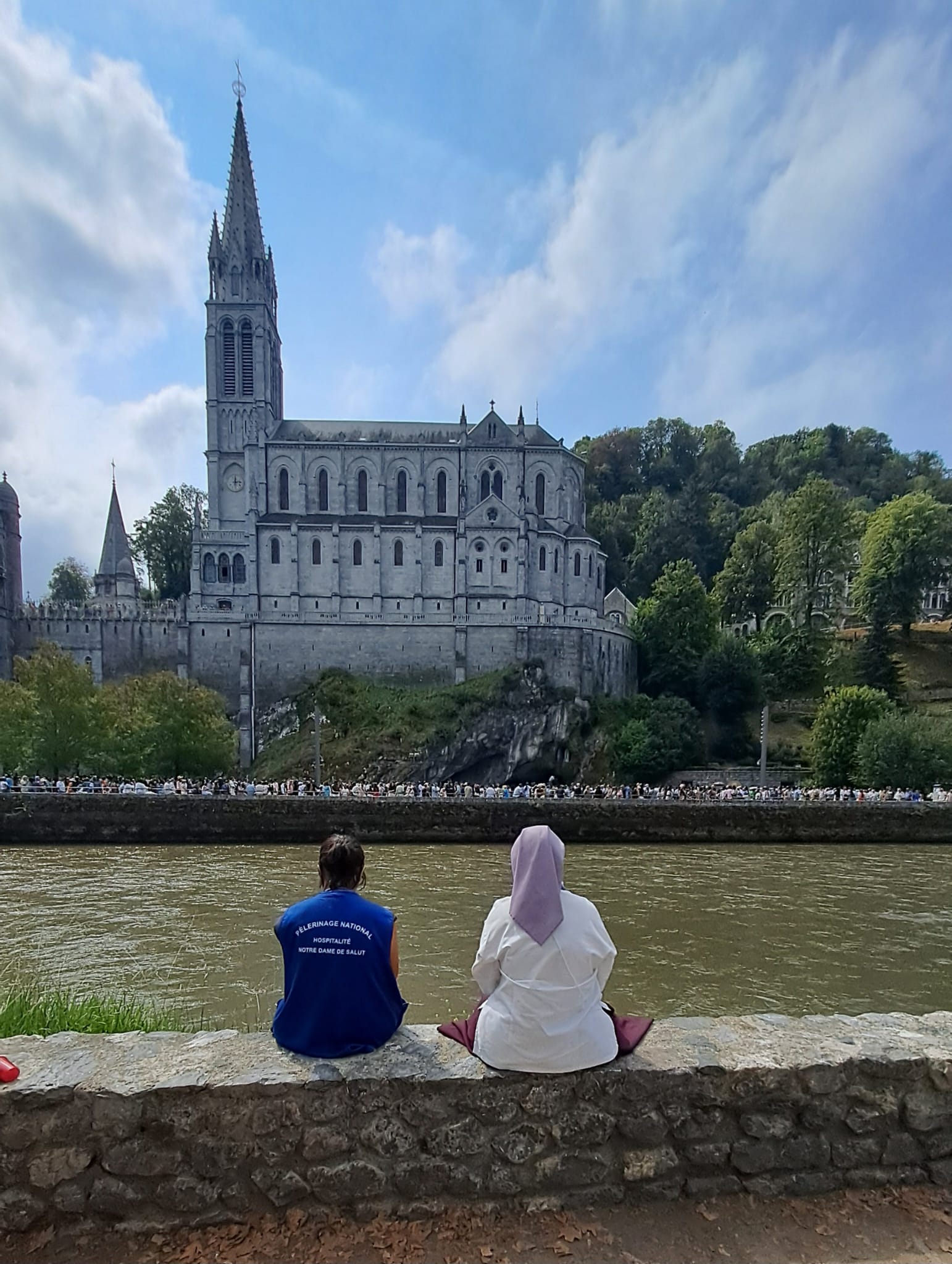 Les sœurs réunies à Lourdes pendant le Pèlerinage National