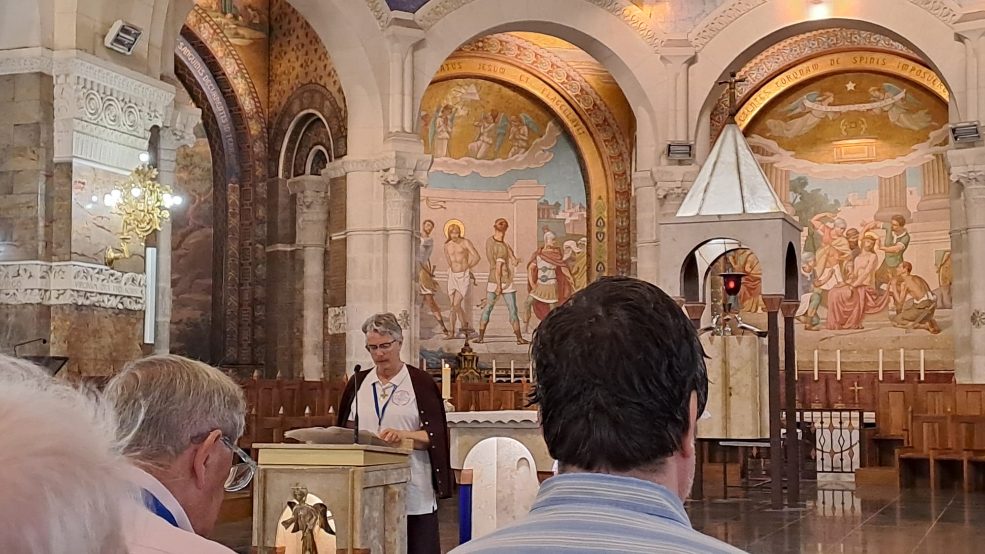 Temps fraternel pendant le Pèlerinage National à Lourdes